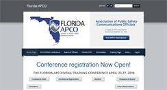 Desktop Screenshot of apco-florida.org