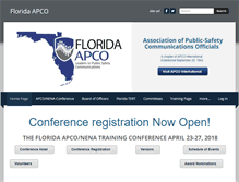 Tablet Screenshot of apco-florida.org
